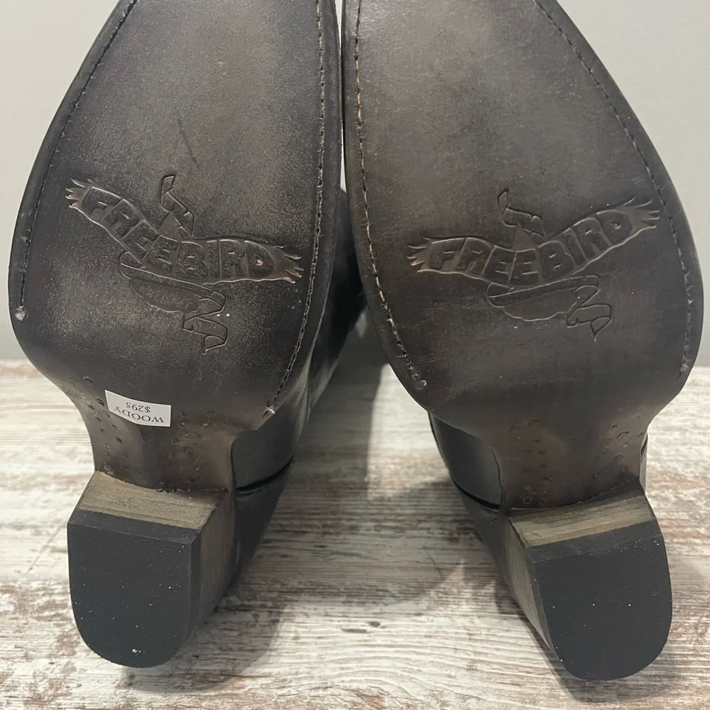 Freebird Black Heeled Boots - Picture 5 of 10